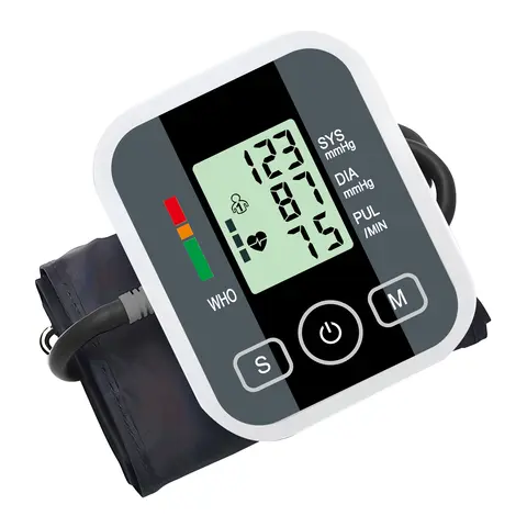 Digital Blood Pressure Monitor Medical Upper Arm Tonometer Blood Pressure Meter Automatic Pulse Sphygmomanometer