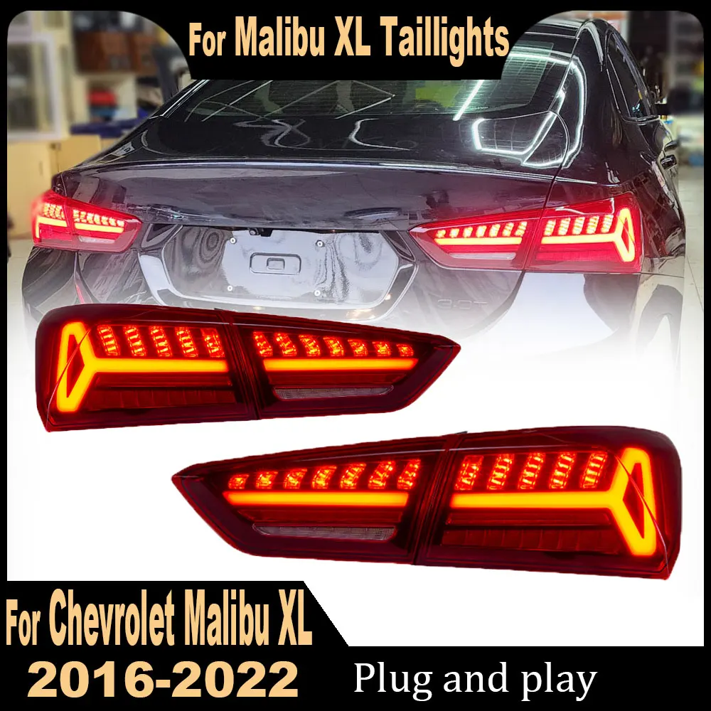 Lights for Chevrolet Malibu LED Tail Light 2016 2017-2022 Malibu Rear Stop Lamp Brake Signal DRL Reverse Automotive Accessories