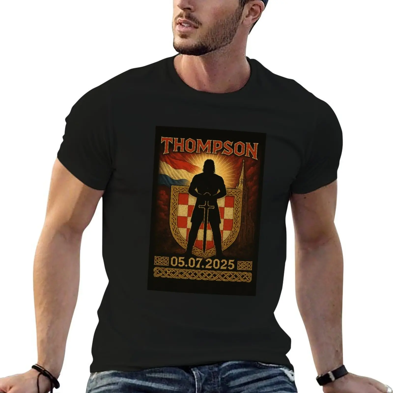 

Thompson T-Shirt anime t shirts oversize t shirts for man graphic tees man graphic t shirt T-Shirt