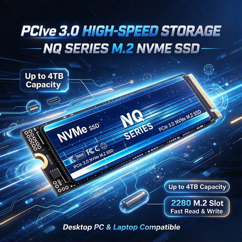 High Performance NQ Series NVMe M.2 SSD PCIe3.0 Internal Solid State Drive Large Capacity 500GB 1TB 2TB 4TB For Laptop Desktop