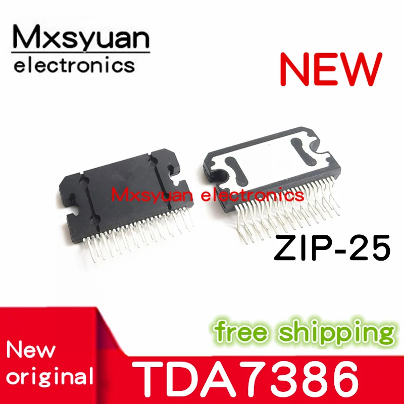 10~100pcs/lots TDA7386 ZIP-25 New original car audio power amplifier chip