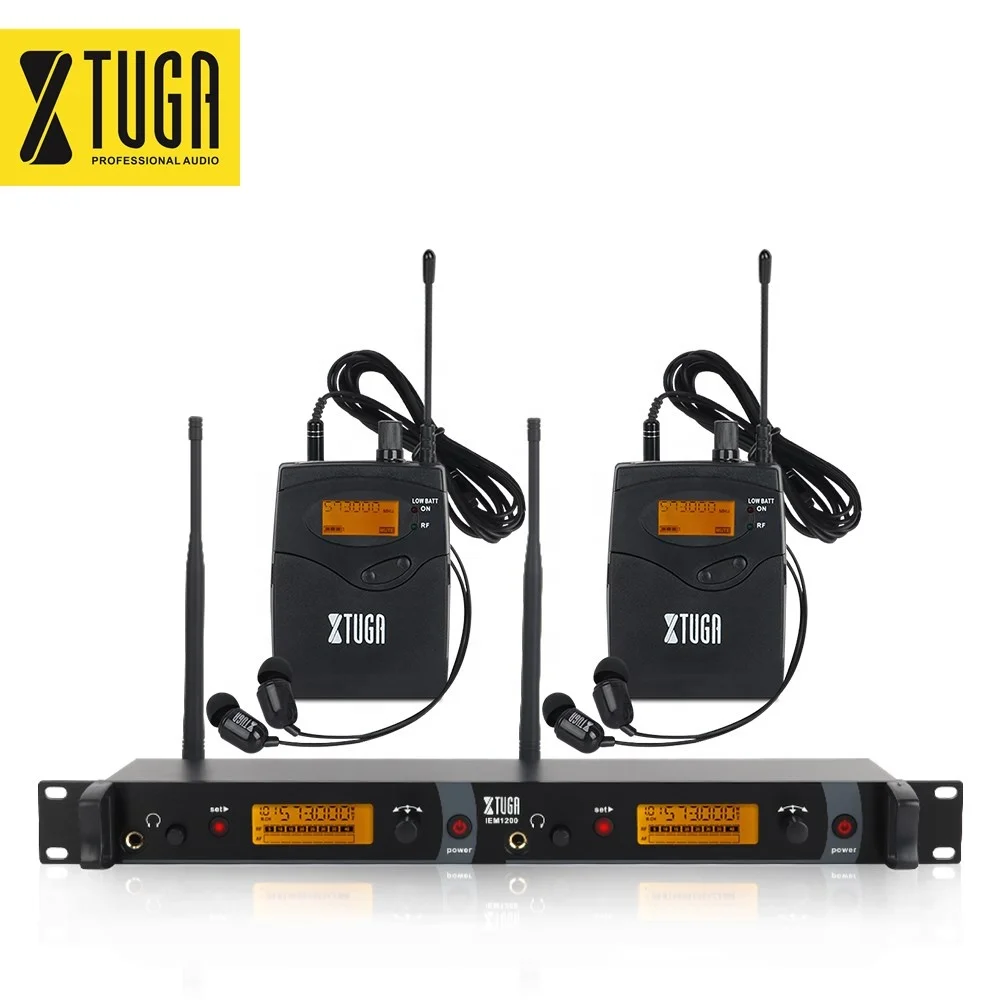 Sistem TLF Xtuga China Grosir Profesional UHF Metal In-Ear untuk Panggung