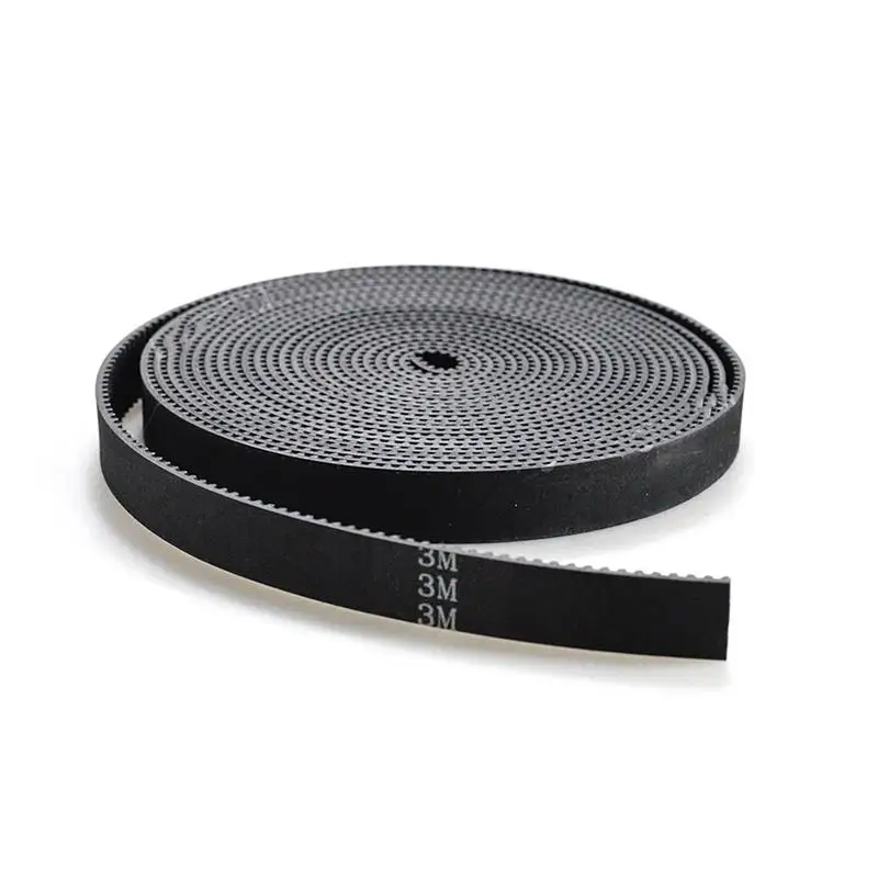 HTD 3M Open Synchronous Belt Arc Tooth Belt Width 6/9/10/12/15/17/20/25mm Rubber Fiberglass Neoprene HTD3M Pulley Laser