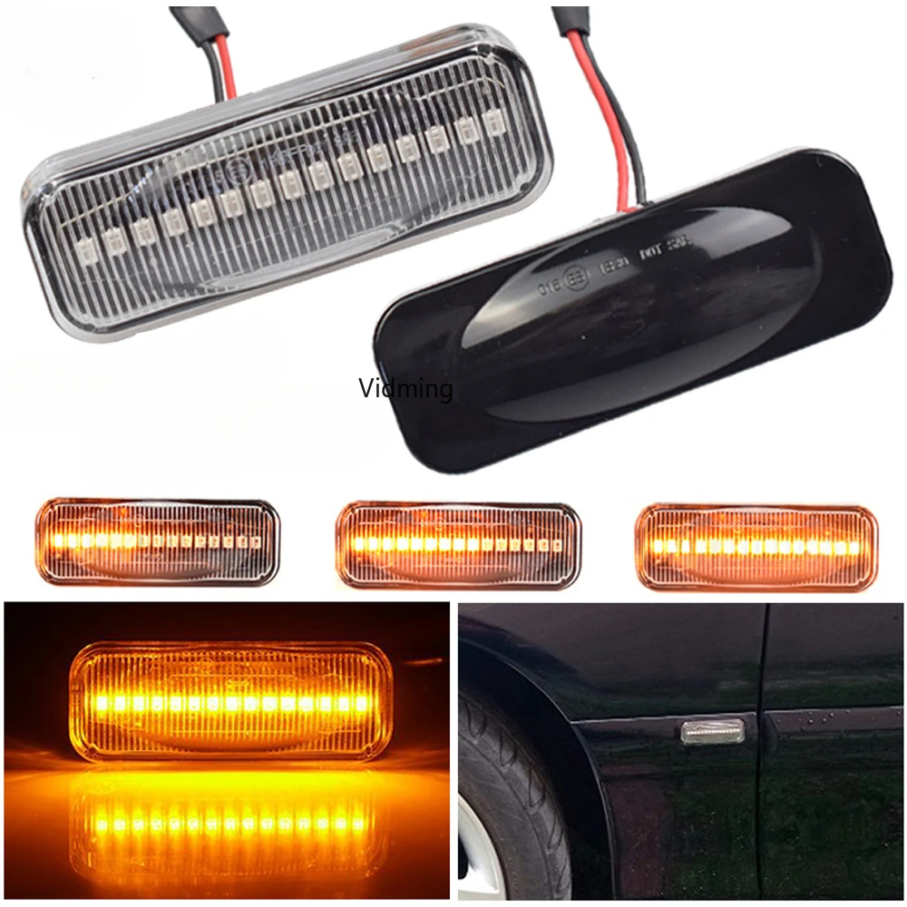 

2x For Opel Omega B B1 B2 Stufenheck Caravan 1994-2002 2003 Car Led Light Dynamic Turn Signal Side Marker Blinker Indicator Lamp