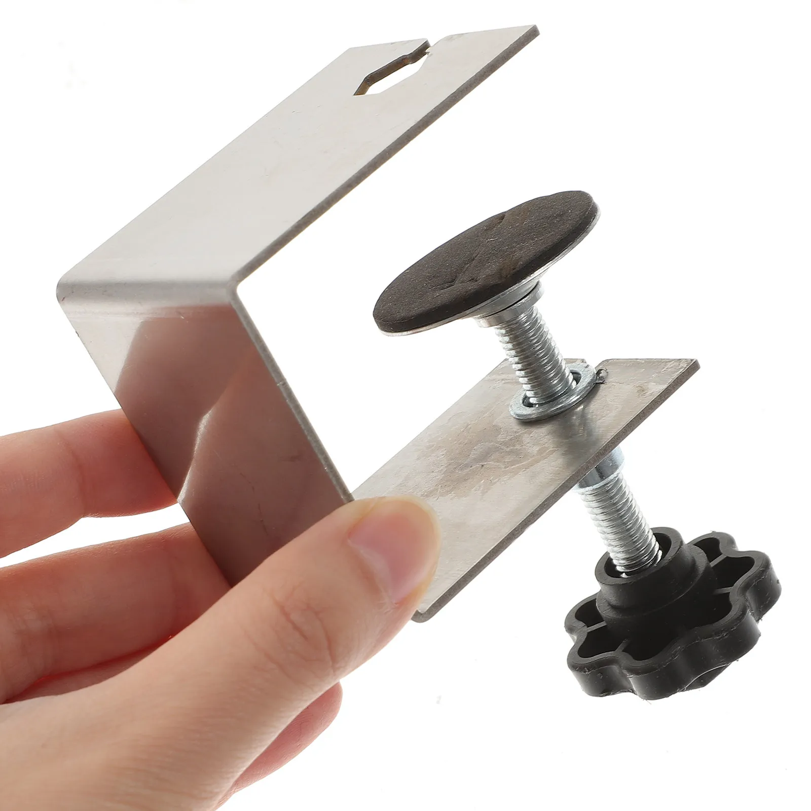 

Набор из 4 зажимов для установки фасадов ящиков из нержавеющей стали, универсальный инструмент для идеально выравнивания деревянных панелей при монтаже мебельной фурнитуры