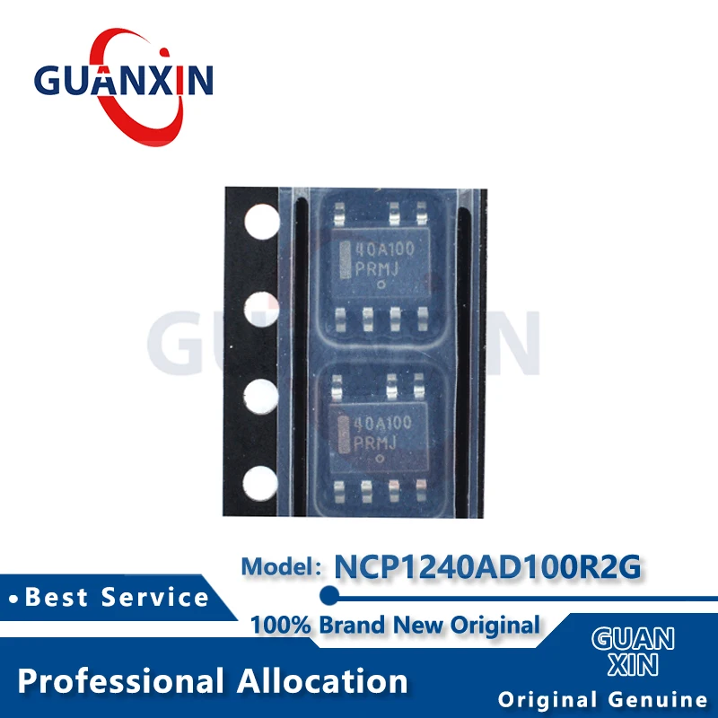 

100% New NCP1240AD100R2G NCP1240AD100R SOIC-7 Marking 40A100 NCP1240AD100