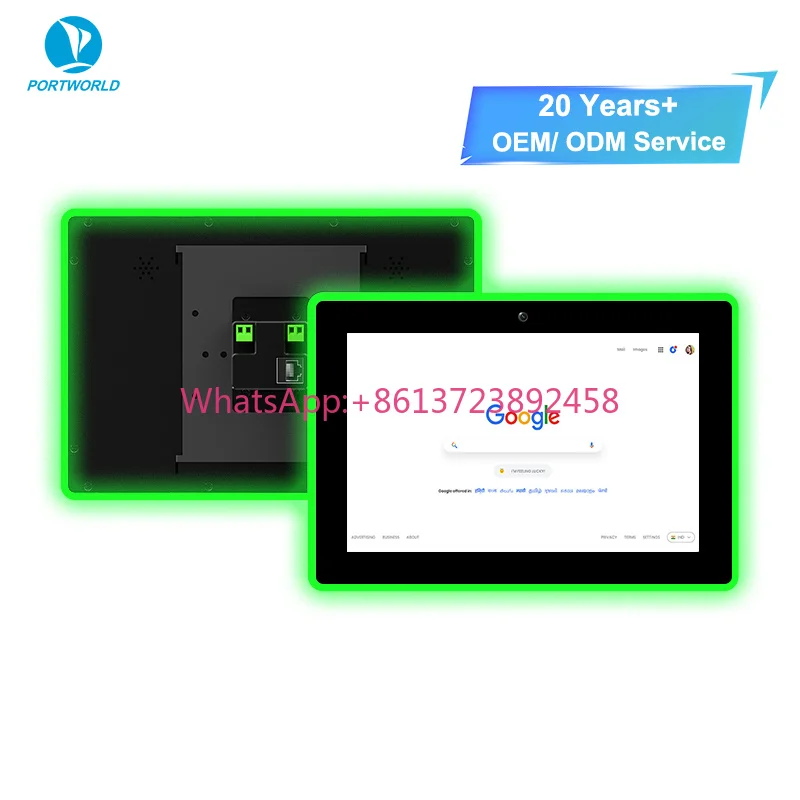 2026 New 10.1 Inch Rockchip 2GB RAM +32GB ROM Wifi Ethernet RJ45 PoE Tableta Android for Smart Home