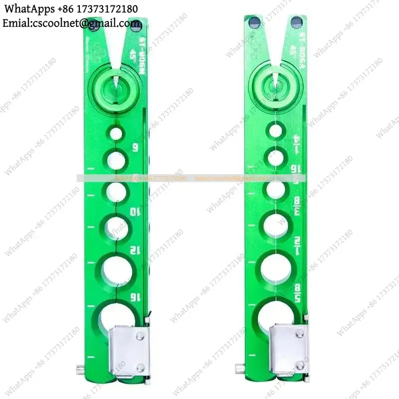 JS02 Copper Pipe Flaring Reamer Tool ST-806A Air Conditioner Maintenance Kit Eccentric Tube Expander Metric Imperial Set