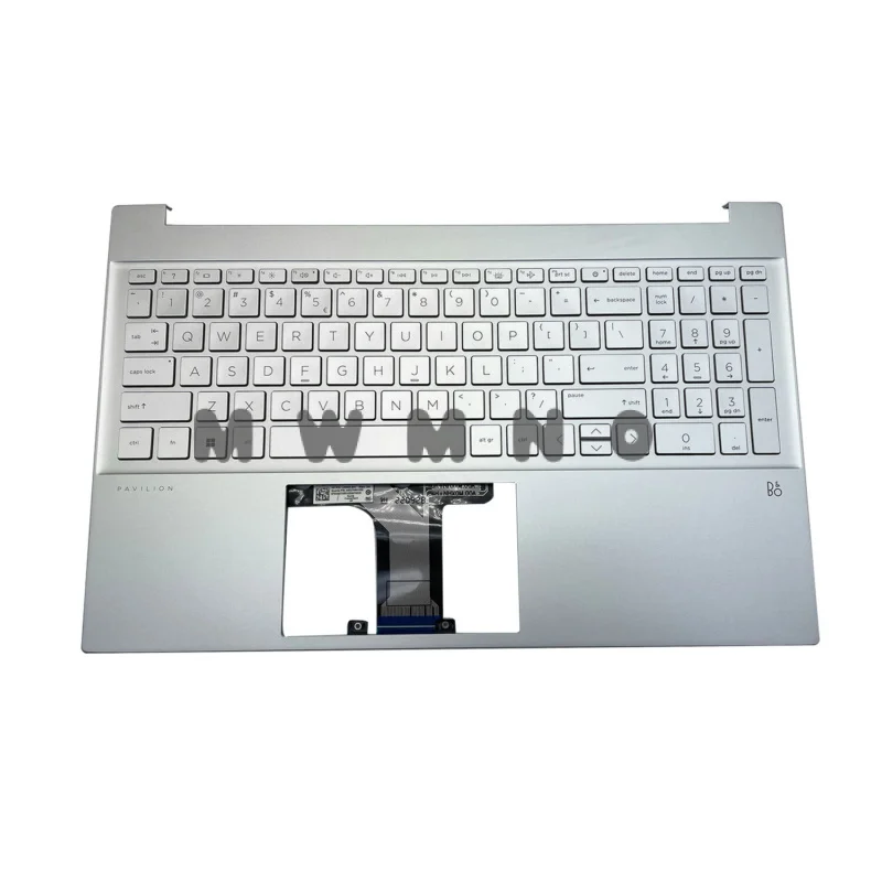 

New For HP 15-EG0067S 15-eh 15-EG Palmrest Cover Backlit Keyboard M08912-001 US