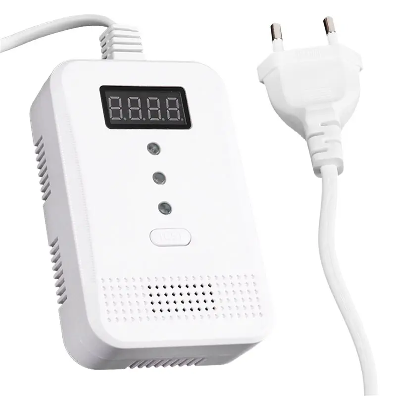 

【CRAFTSMANSHIP 】Voice-Activated Digital Display Type Carbon Monoxide Combustible Gas Detector Composite Alarm Functionality