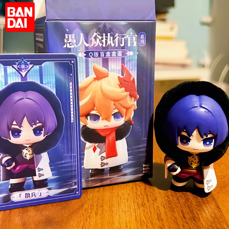 

In Stock Genshin Impact Fatui Harbinger Blind Box Scaramouche The Wanderer Chibi Figure Pvc Anime Game Merchandise Toy Xmas Gift