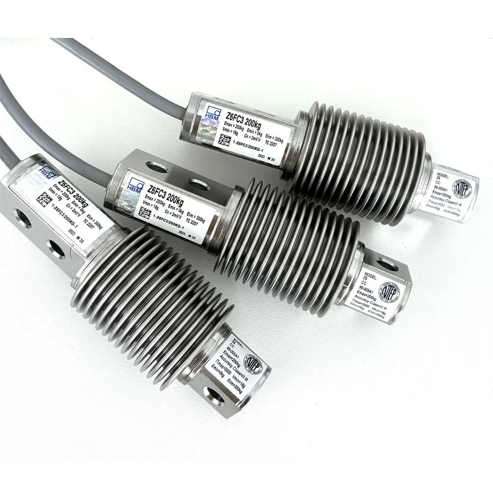 2026 Hot Sale Z6FC3 Belt Scale Load Cell for 10kg 20kg 30kg 50kg 100kg 200kg 300kg 500kg Bellow Type