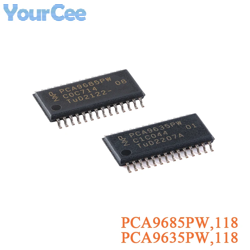 PCA9685 PCA9685PW,118 muslim, 118 TSSOP-28 TSSOP28 I2C 5V sorgente di tensione LED Controller Chip IC circuito integrato