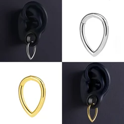 Water Droplet Weight Ear Hangers for Stretched Dangle Ears Gauges Ear Tunnel Plug Stretcher Expander Ear Lobe Piercing Jewelry