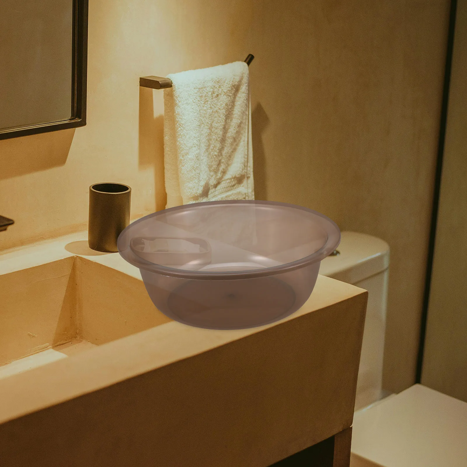 

2pcs Thicken Wash Basin For Face Household Wash Tub Hand Baby Foot Washing Kitchen Bathroom Salon Cleaning Storage Tub