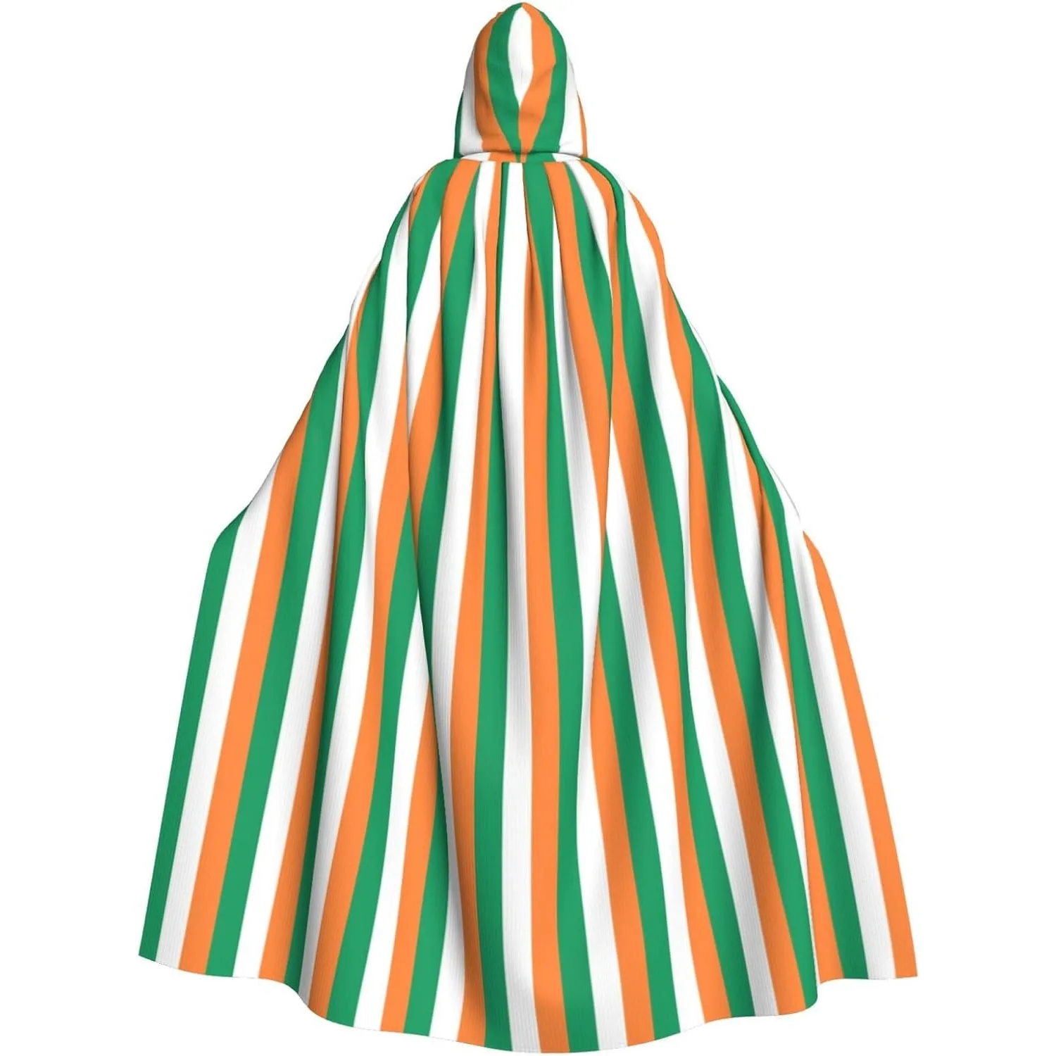

Unisex robes capes Adult Irish flag Print Hooded Cloak for Cosplay Halloween Carnival Costumes keep warm Water Resistant