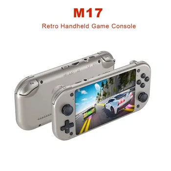 BOYHOM M17 Retro Handheld Video Game Console Open Source Linux System 4.3 inch IPS Screen Portable Pocket Video Game Player for PSP