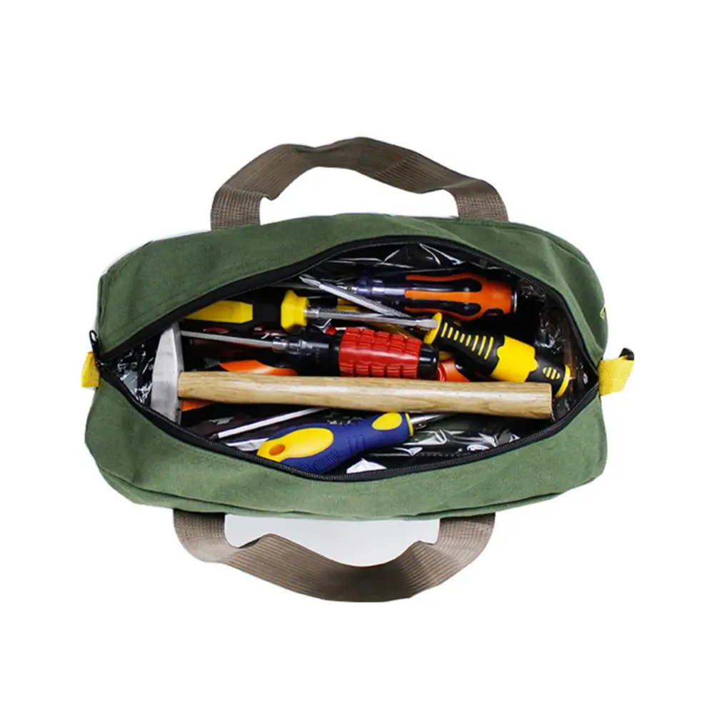 Borsa per attrezzi multiuso in tela Borsa per attrezzi hardware multitasca professionale di alta qualità Borsa per organizer portatile per piccoli attrezzi