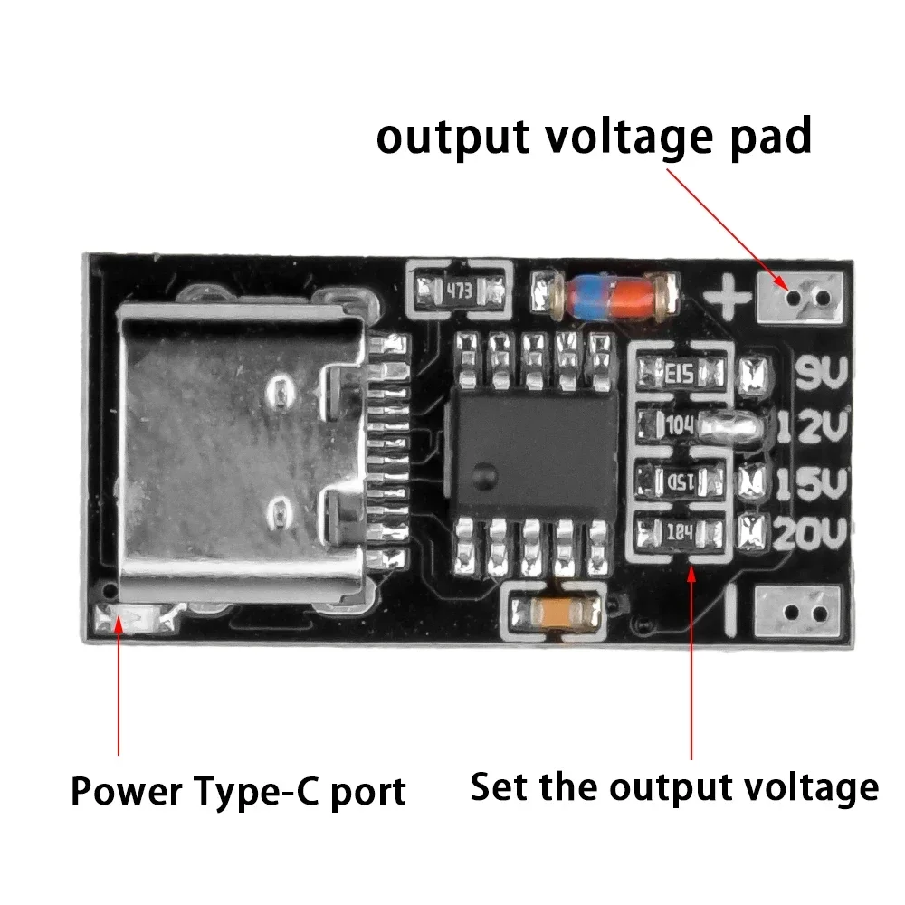 5PCS PD/QC/AFC TYPE-C Decoy Board USB Boost Module PD3.0 2.0 PPS/QC4 + FCP AFC Type-c Trigger Polling Detector Power Fast Charge