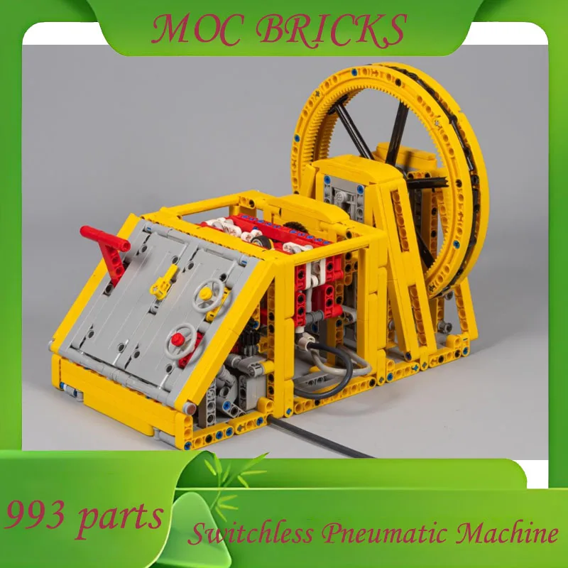 

Customize MOC Switchless Pneumatic Machine Vertical Pneumatic Engine Engine Construction Buiding Block Toys Kid Birthday Gifts