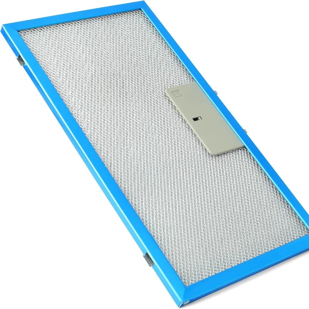 Bild 5: Für das Kochen in der Küche, wie abgebildet, Dunstabzugshaubenfilter, oberer Saugfilter, verstärktes, verdicktes Material, Abmessungen 324 x 170 mm.