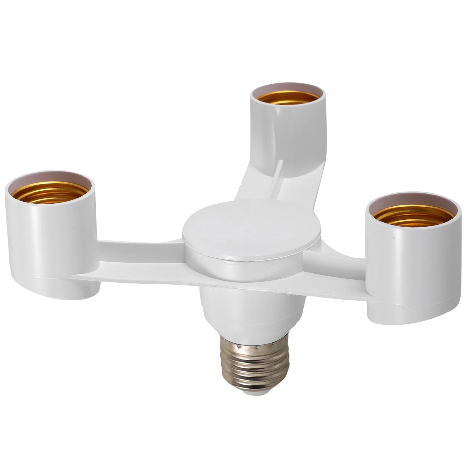 

E27 Light Socket Splitter 3 in 1 Converter Lamp Holder Adapter for Bulbs Light Socket Extension Splitter for Home Office