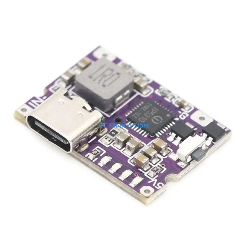 G8TA Duradero Tipo-C Tablero carga 5V 3.1A Placa módulos carga y descarga para teléfonos 5V 4.2V Módulos paso