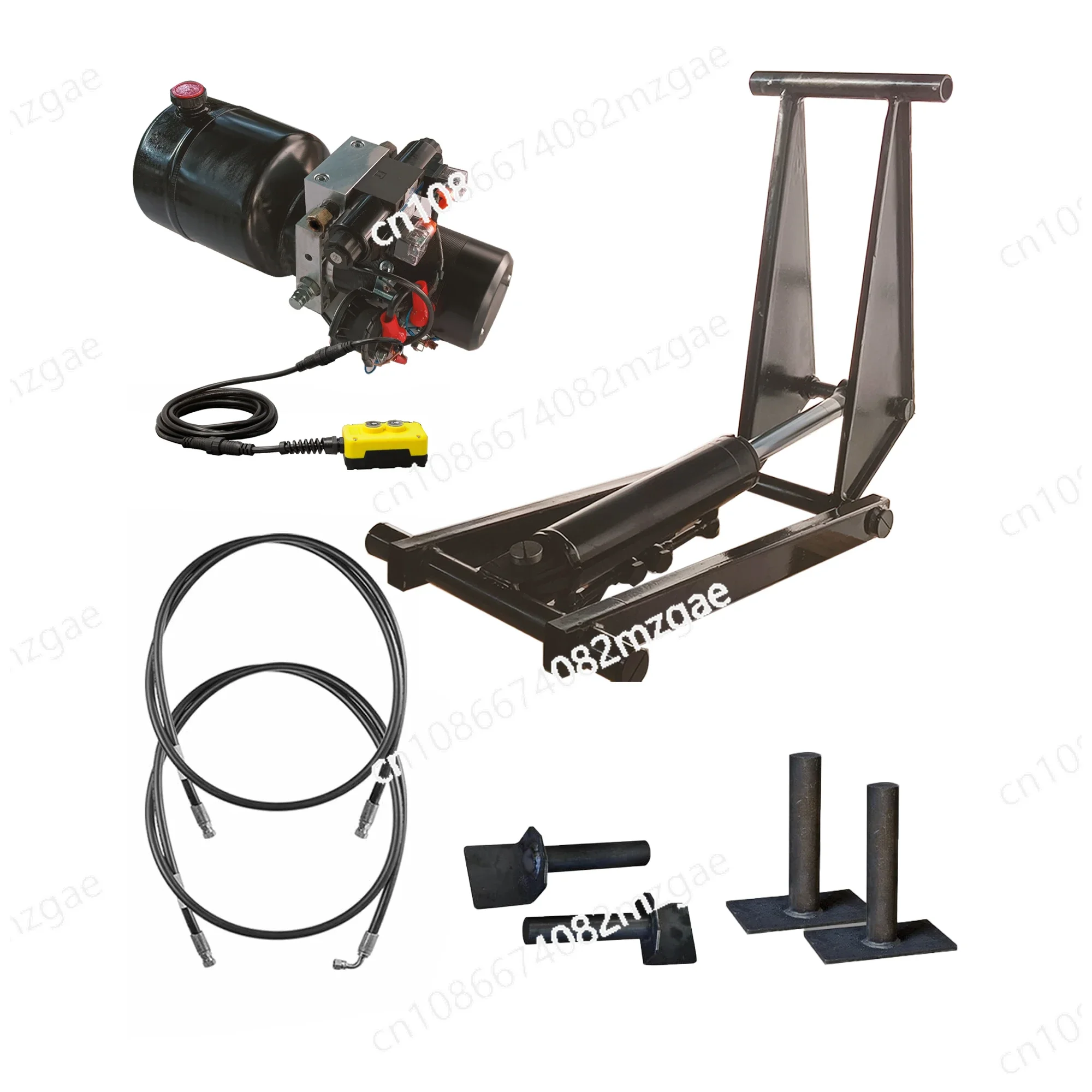 12V 24V Tipper Kit Hydraulic Cylinder Scissor Hoist Lift Kit for Dump Trailer Truck Forklift