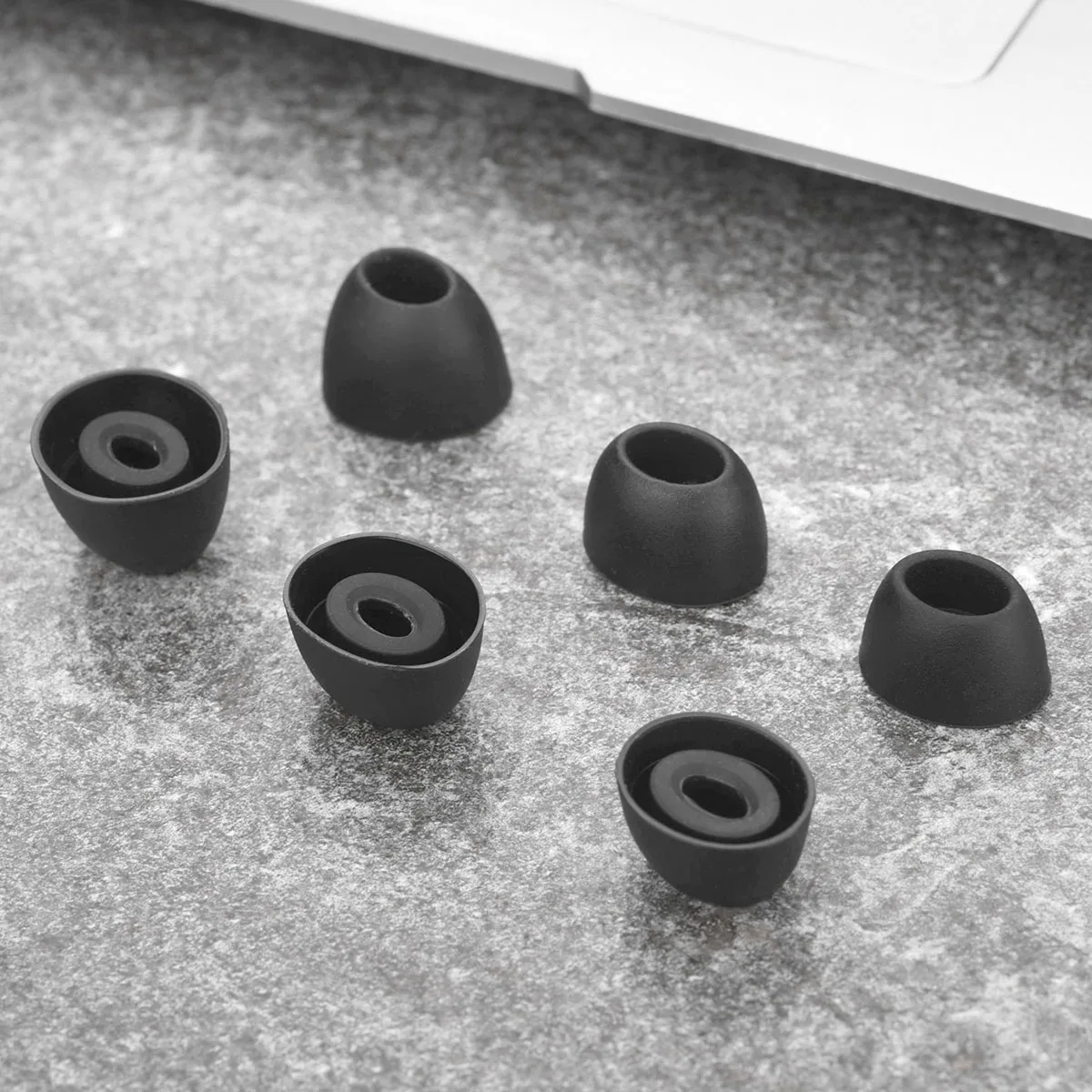 6Pcs Silicone Ear Tips for Xiaomi Active Noise Cancelling Collar In-ear Eartips for HUAWEI cmq3 earphones Tips