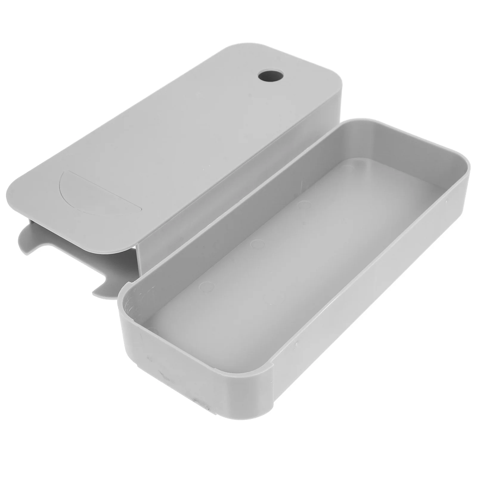 

Hidden Drawer Under Desk Organizer for Pen Pencil Storage Large Capacity Ruler Erasers Stationery Box ABS Desktop Clutter