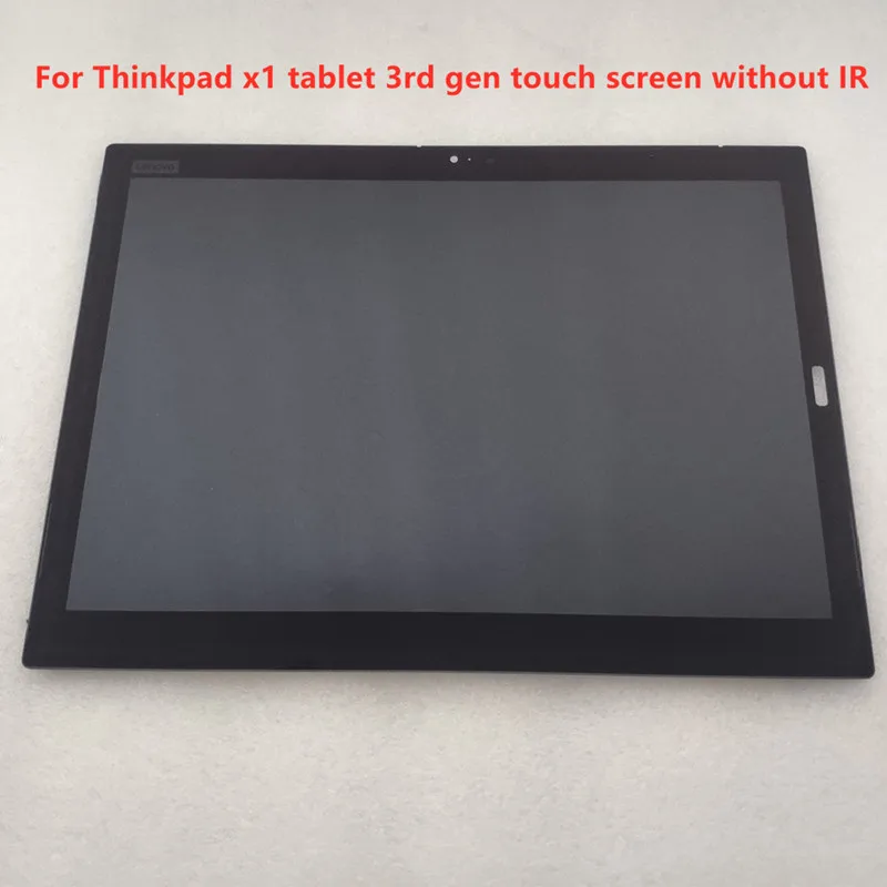 

For Lenovo Thinkpad X1 Tablet Gen 3 2018 Laptop LCD Screen Touch Digitizer Display Panel Assembly Replacement