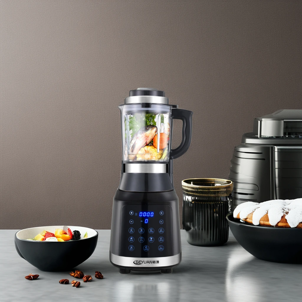 

Geming Rechargeable Juice Blender Transparent Glass 220V Stainless Mixing Bowl for Powder Liquid Mixing in Kitchen Household Use