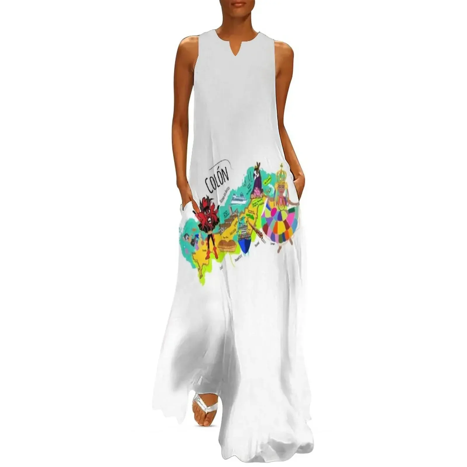

Panama, Colon Long Dress summer dress women 2025 Party dresses for women dress summer Woman fashion