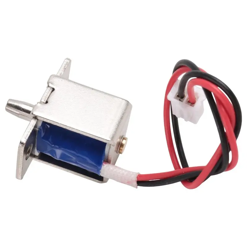 Mini Electronic Bolt Lock Compact Solenoid Electromagnet Door Lock Concealed Installation For Secure Access DC12V-0.54A-AC17