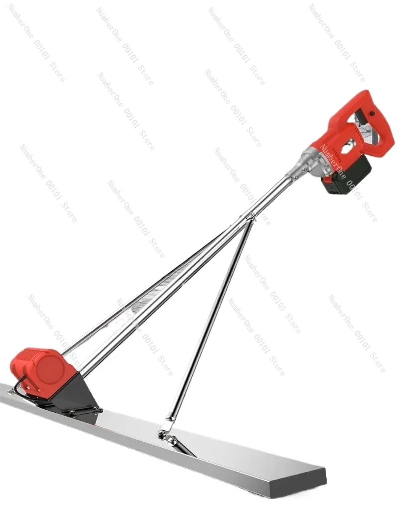 For 150cm Electric Concrete Polisher Level Floor Vibration Ruler Mortar Vibrator Screed Concrete Leveling Machine With Battery