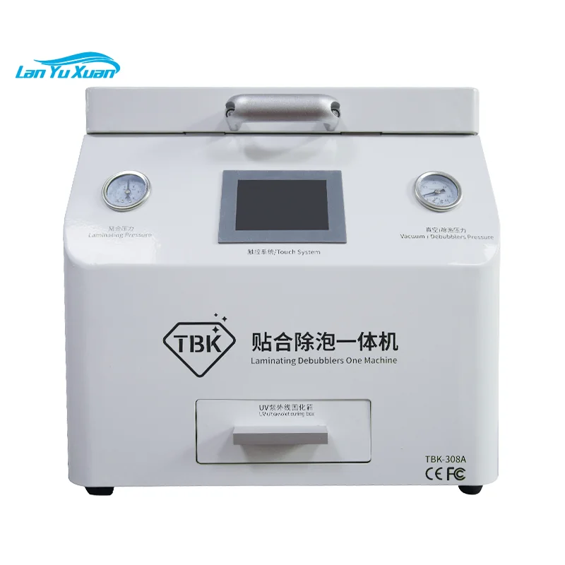 

2025 New TBK-308A UV 5 in 1 LCD OCA Laminating Defoaming UV Curing Box One Machine Defoaming Bubble Removing Machine