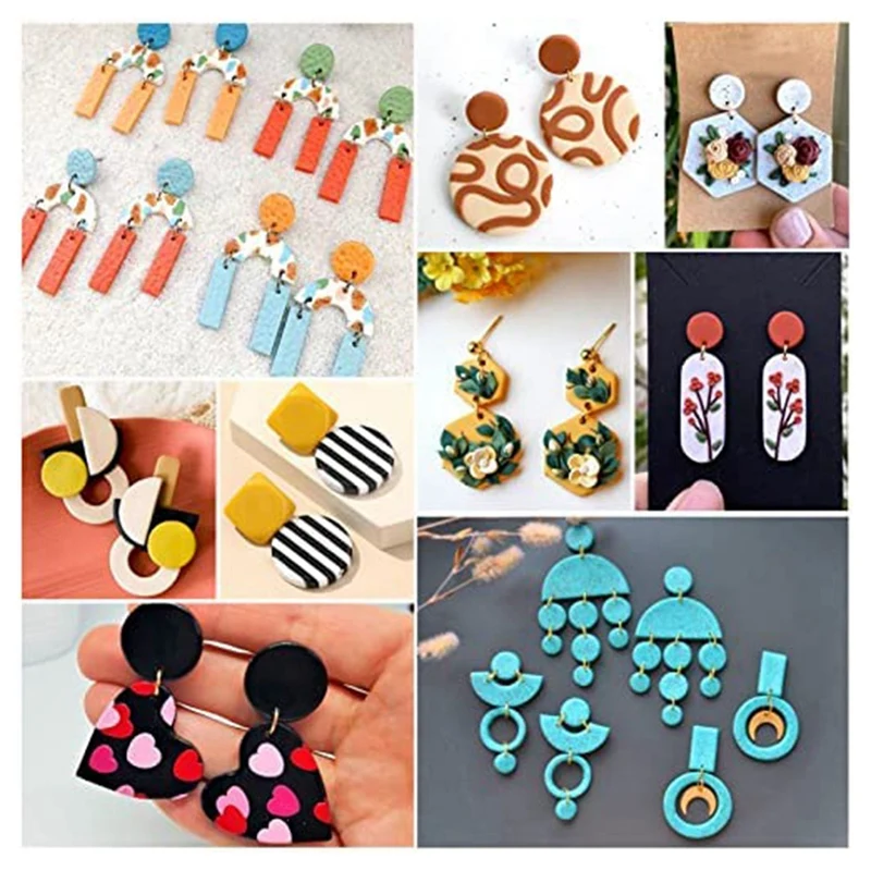 Polymer Clay Cutters Plastic Clay Cutters For Polymer Clay Jewelry Clay Earring Cutters For Polymer Clay Jewelry Making