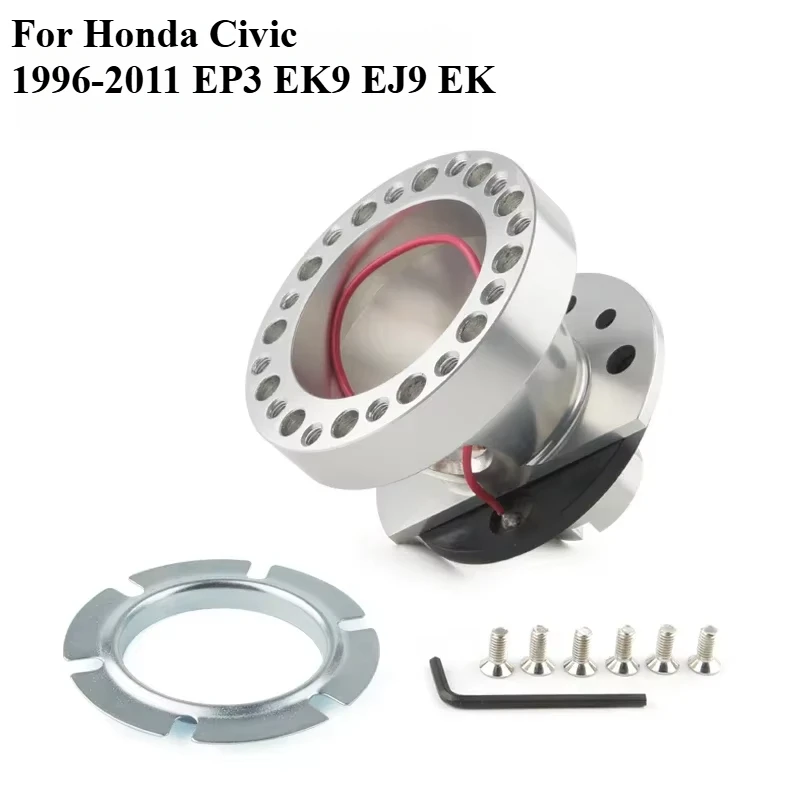 

Aluminium Steering Wheel Hub Boss Kit Adapter for Honda Civic 96-11 EP3 EK9 EJ9 EK Car Steering Wheel Hubs Accessories