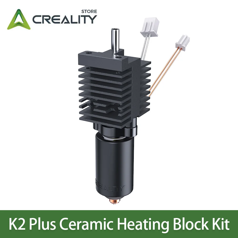 Creality K2 Plus Ceramic Heating Block Kit Quick-swap Nozzle 350°C High Temperature Resistance Original New 3d Printer Parts