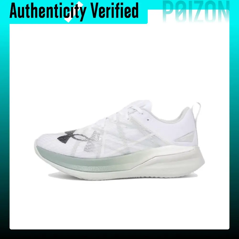 Under Armour VELOCITI PRO Abrasion Resistant Low top Running Shoes Unisex White Black Green 3027560-103