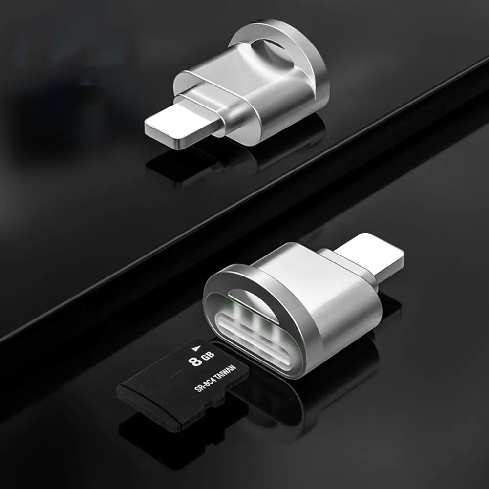 Инструмент для переноса фотографий высокоскоростной считыватель Tf-карт из цинкового сплава для Iphone Plug Play адаптер карты памяти с высокоскоростными данными