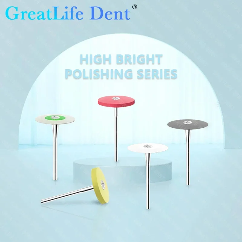 

GreatLife Dent RDH Dental Lab Rubber Diamond Porcelain Zirconia Polishing Grinding Head Dentistry Material Drill HP