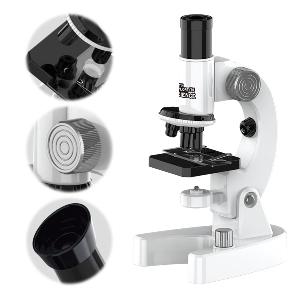 

200X-4800X Biological Microscope with Microscope Slides Set for Adults Students Microscope for School Lab Homeschool