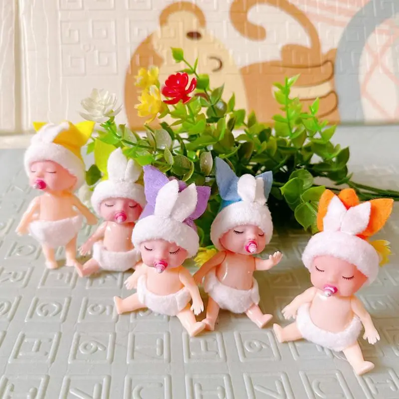 Mini Elf Dolls With Movable Arms Legs Easter Doll House Accessories Christmas Dolls Baby Elves Toys For Kids Party Favor