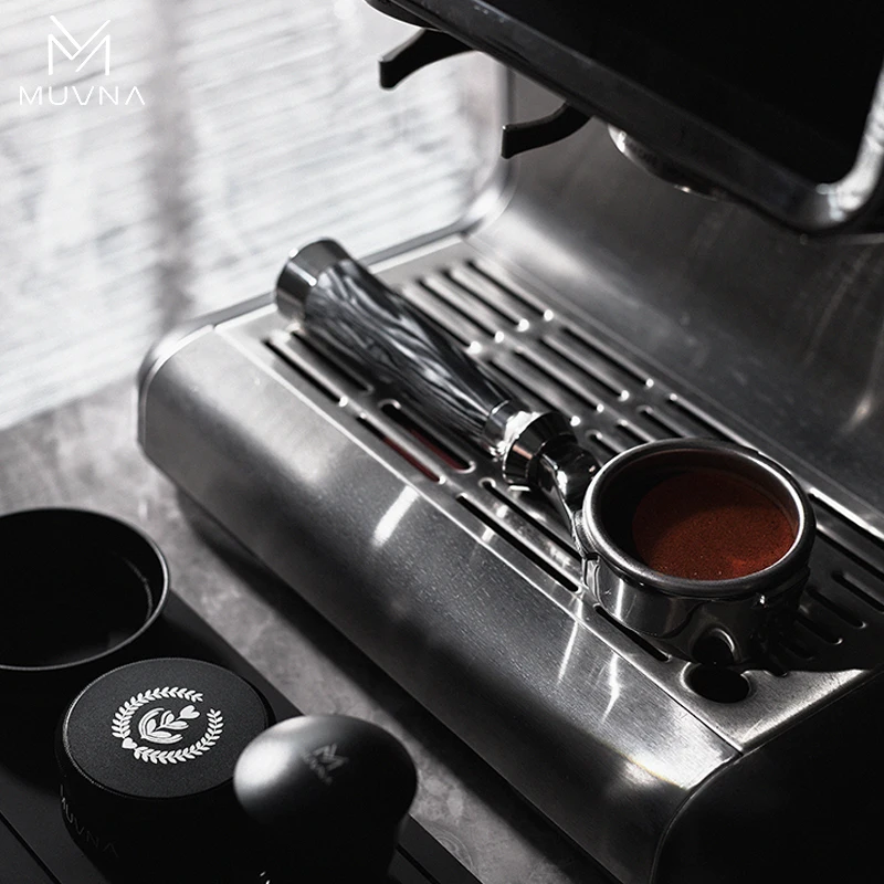 Muvna Lucifer Bottomless Portafilter with Filter Basket for Breville/Delonghi/Donlim/E61/Wpm/Nuova Espresso Machine Accessories