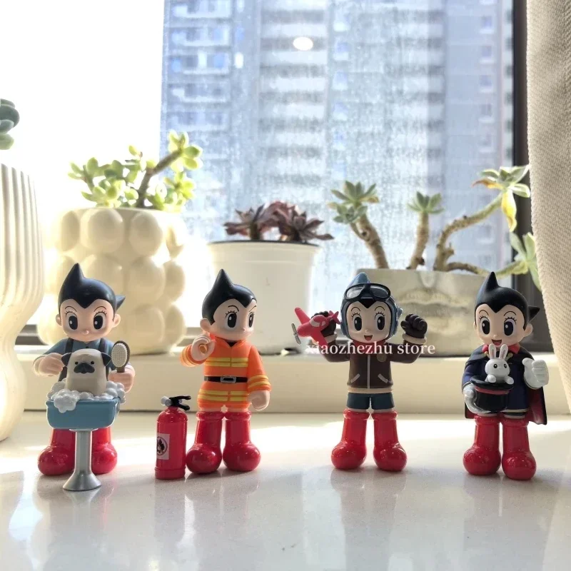 9-10cm In Stock Iron Arm Astro Boy Diverse Life Series Handmade Blind Boxes, Trendy Decorations, Children's Toys, And Youth Gift