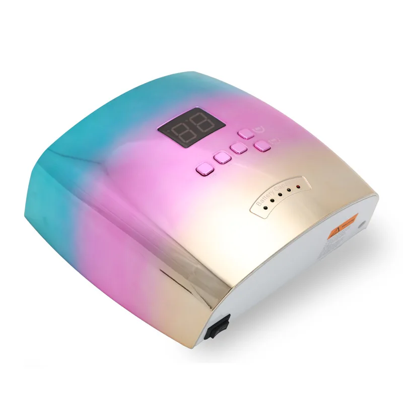 

Cross-border new gradual change color wireless charging nail lamp