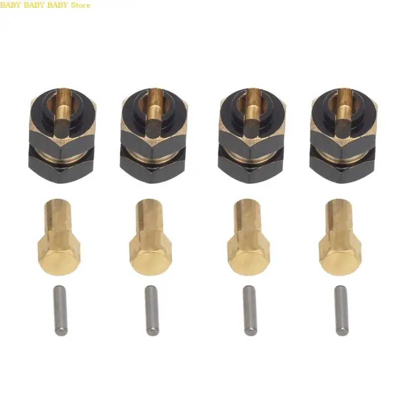 

Brass Hub Adapters AntiRust Balance Weight For 1/24 SCX24 90081 AXI90081 AXI00001 AXI00002 Remote Control Crawlers Car