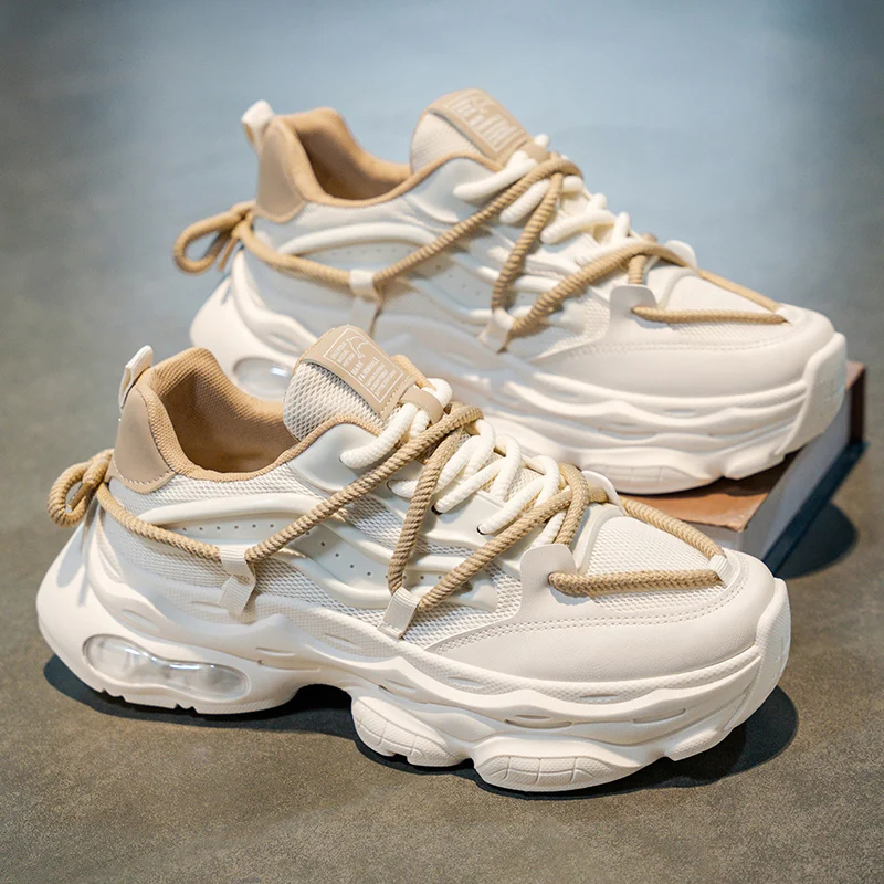 Chunky sneakers four season new breathable lightweight comfort outdoor Racing running fashion soft sole casual Speed sports shoe