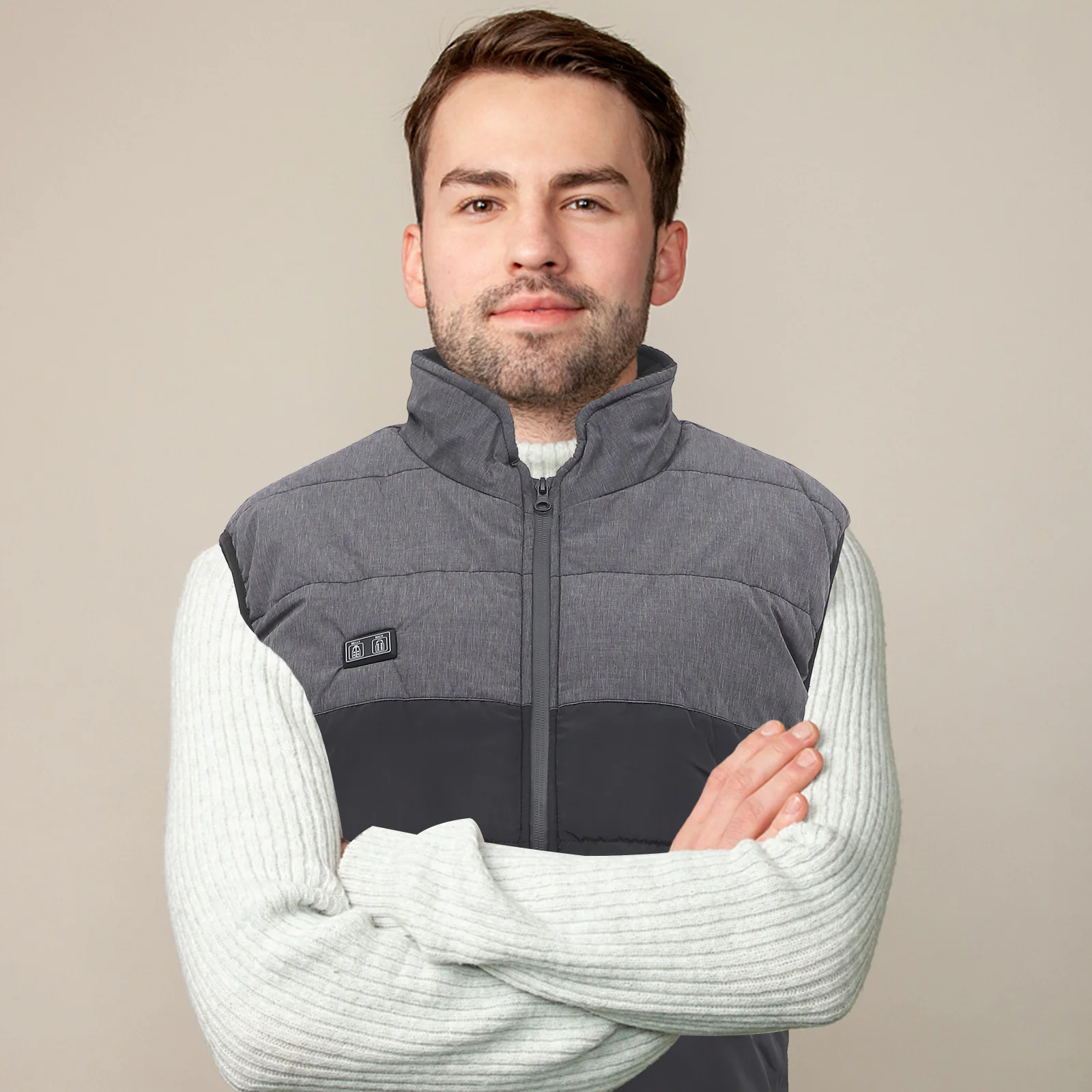 

Adjustable Heated Vest Electric Warm Vest for Hiking Skiing Fishing Unisex Heating Outerwear for Cold Weather Heated Outerwear